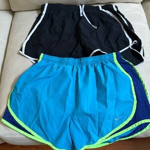 2 pair Nike Dry Fit women's shorts size Small